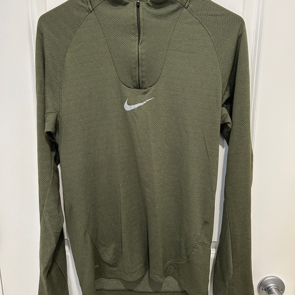 Nike Green Raglan Long Sleeve Hoodie